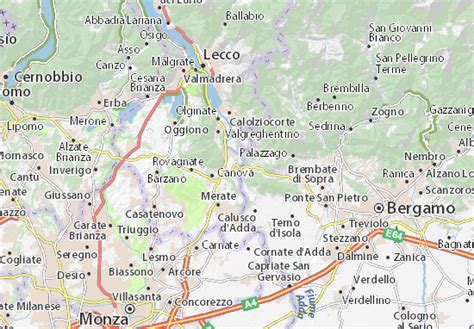 Mappa e stradario di Brivio via Prada. Trova indirizzo su Google 